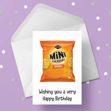Mini Cheddars Birthday Card