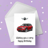 Mini Countryman Birthday Card