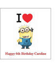 Minions 01 Edible Icing Cake Topper - Despicable Me