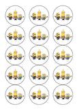 Minions 05 Edible Icing Cake Topper - Despicable Me