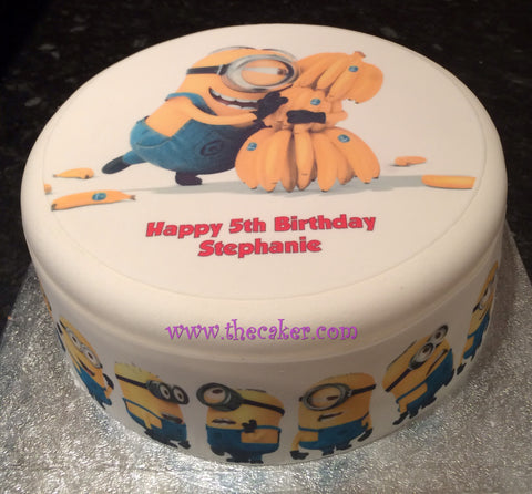 Minions 06 Edible Icing Cake Topper - Despicable Me