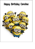Minions 04 Edible Icing Cake Topper - Despicable Me