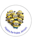 Minions 04 Edible Icing Cake Topper - Despicable Me