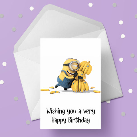 Minions 06 Birthday Card