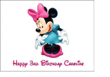Minnie Mouse Edible Icing Cake Topper 04