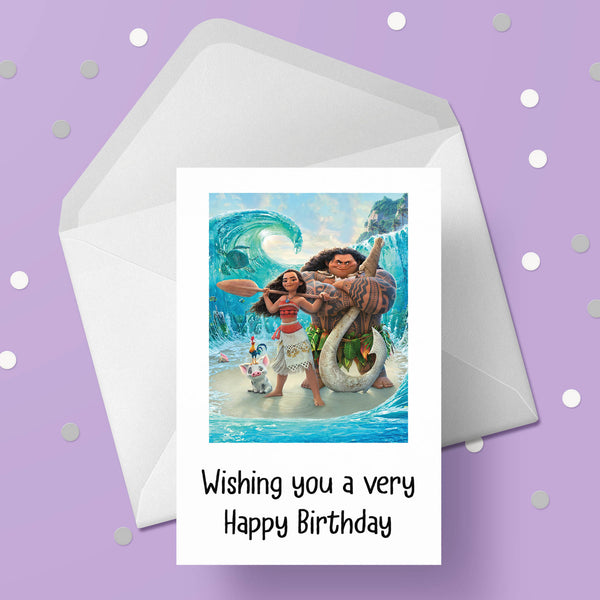 Moana 01 Birthday Card