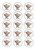 Monkey 03 Edible Icing Cake Topper