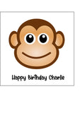 Monkey 01 Edible Icing Cake Topper