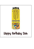 Monster Energy Edible Icing Cake Topper or Ribbon