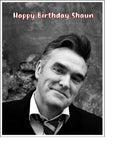 Morrissey 02 Edible Icing Cake Topper or Ribbon