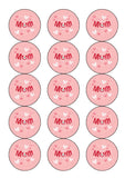 Mum Birthday Edible Icing Cake Topper 05