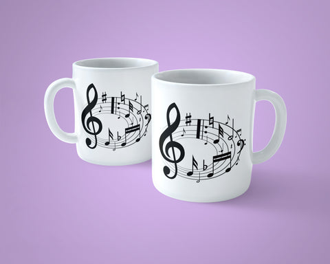 Music Notes Mug 02