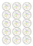 Music Notes Edible Icing Cake Topper 03