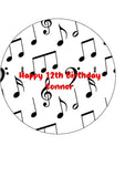 Music Notes 05 Edible Icing Cake Topper