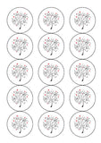 Music Notes 07 Edible Icing Cake Topper or Ribbon