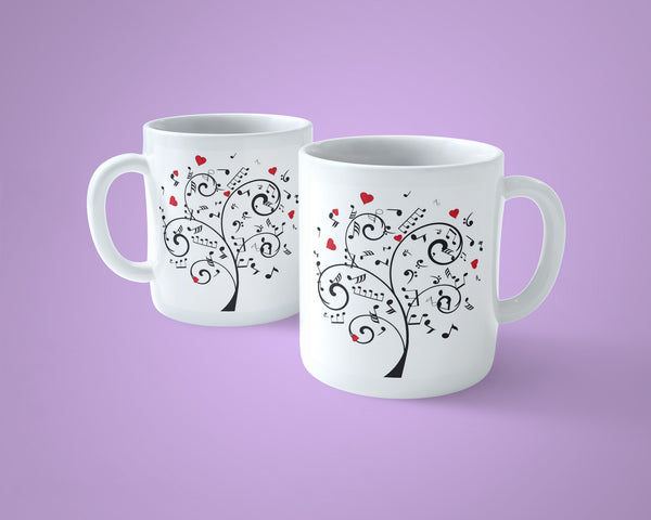 Music Notes Mug 07