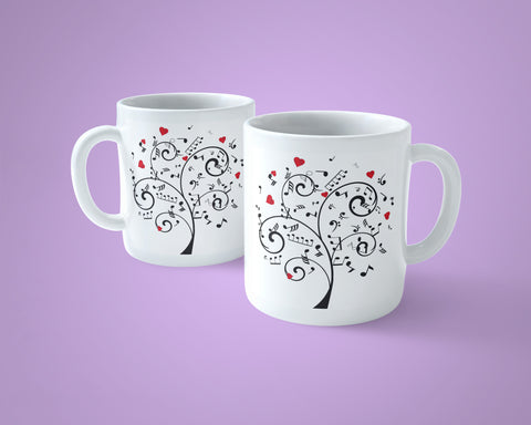 Music Notes Mug 07