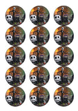 The Nightmare Before Christmas 01 Edible Icing Cake Topper or Ribbon