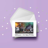 The nightmare before Christmas 02 Edible Icing Cake Topper or Ribbon