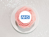 NHS Logo Edible Icing Cake Topper or Ribbon