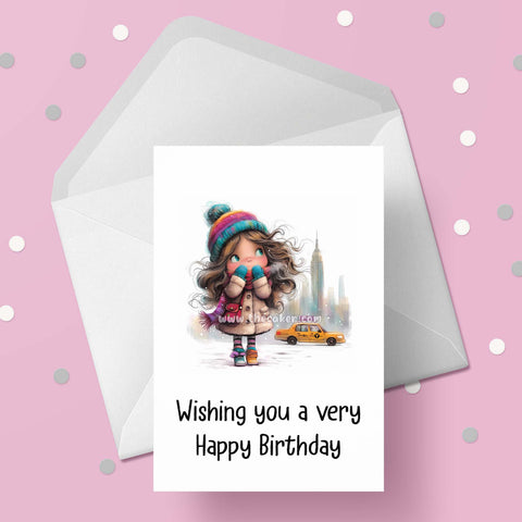 New York 07 Birthday Card
