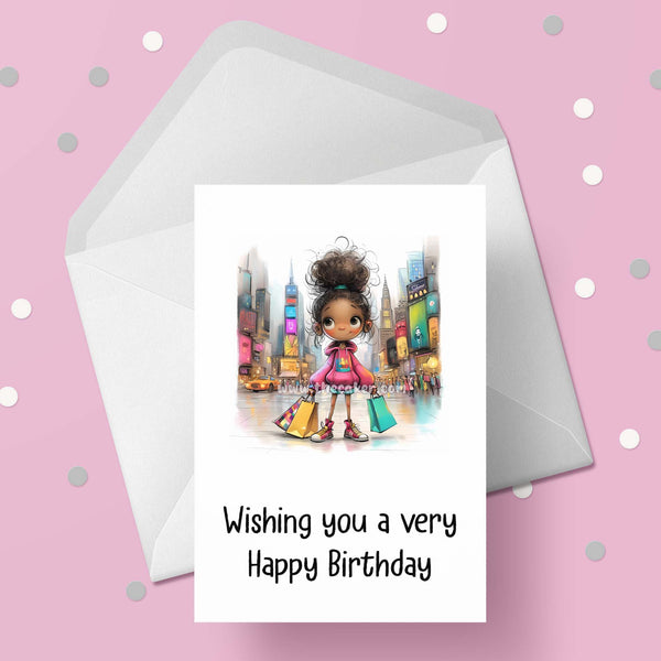 New York 08 Birthday Card