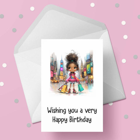 New York 08 Birthday Card