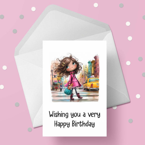 New York 10 Birthday Card