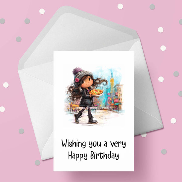 New York 11 Birthday Card