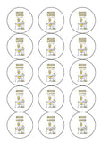 New Job Edible Icing Cake Topper 03