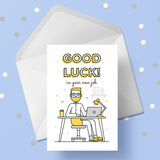 New Job Edible Icing Cake Topper 03