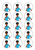 Nurse Edible Icing Cake Topper 02
