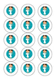 Nurse Edible Icing Cake Topper 03