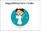 Nurse Edible Icing Cake Topper 03