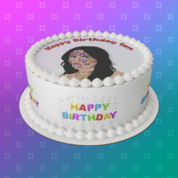 Olivia Rodrigo 01 Edible Icing Cake Topper or Ribbon