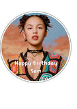 Olivia Rodrigo 02 Edible Icing Cake Topper or Ribbon