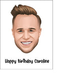 Olly Murs Edible Icing Cake Topper or Ribbon