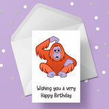 Orangutan 04 Edible Icing Cake Topper