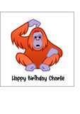 Orangutan 04 Edible Icing Cake Topper