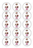 Funny Cute Ostrich 02 Edible Icing Cake Topper or Ribbon