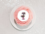 Funny Cute Ostrich 03 Edible Icing Cake Topper or Ribbon