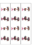 Funny Cute Ostrich 04 Edible Icing Cake Topper or Ribbon