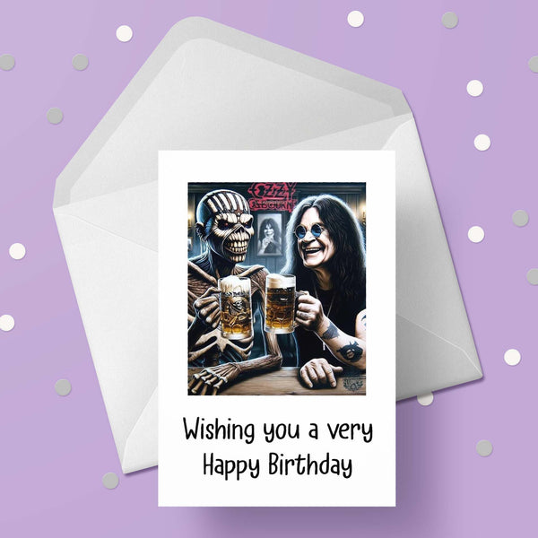 Ozzy Osbourne 03 Birthday Card
