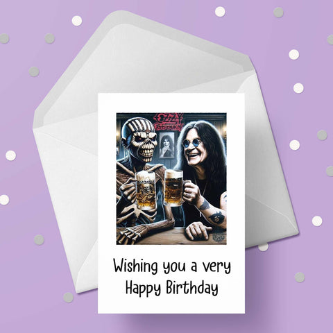 Ozzy Osbourne 03 Birthday Card
