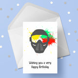 Paintball Edible Icing Cake Topper 02