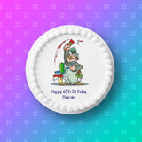 Painter 02 Edible Icing Cake Topper or Ribbon