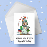 Painter 02 Edible Icing Cake Topper or Ribbon