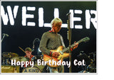 Paul Weller 02 Edible Icing Cake Topper or Ribbon