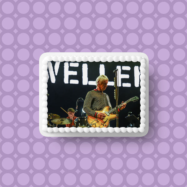 Paul Weller 02 Edible Icing Cake Topper or Ribbon