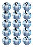 Penguin Edible Icing Cake Topper 02